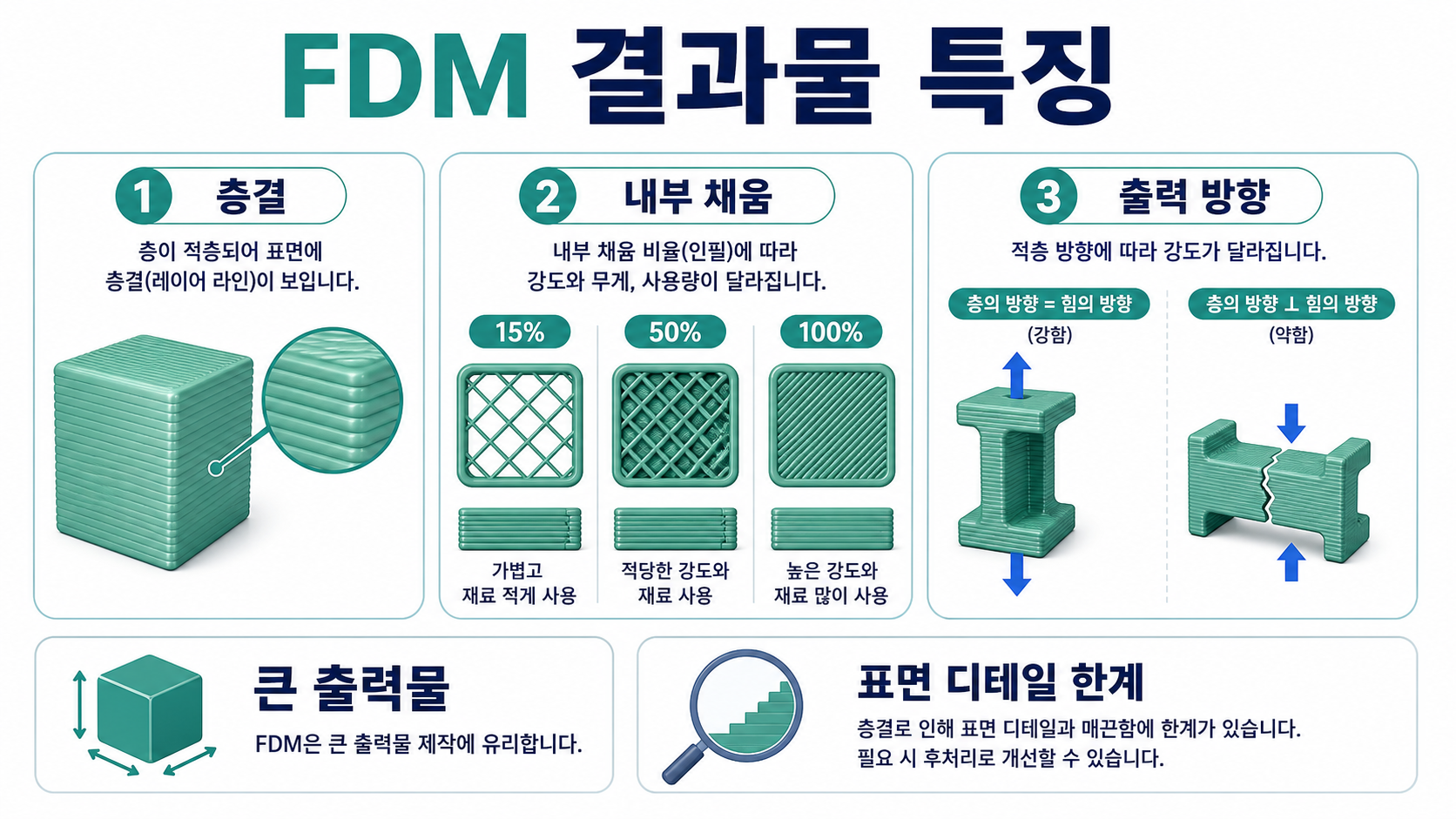 FDM 결과물 특징