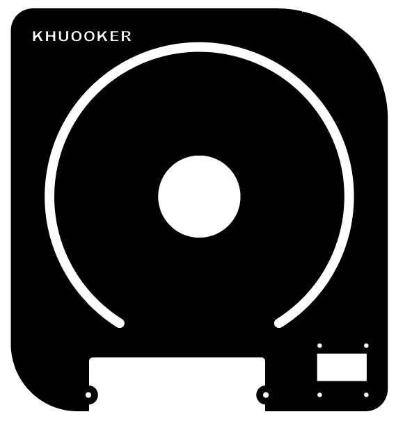 KHUOOKER 상단 아크릴 UV 도면